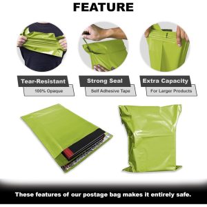 Neon Green Parcel Bags