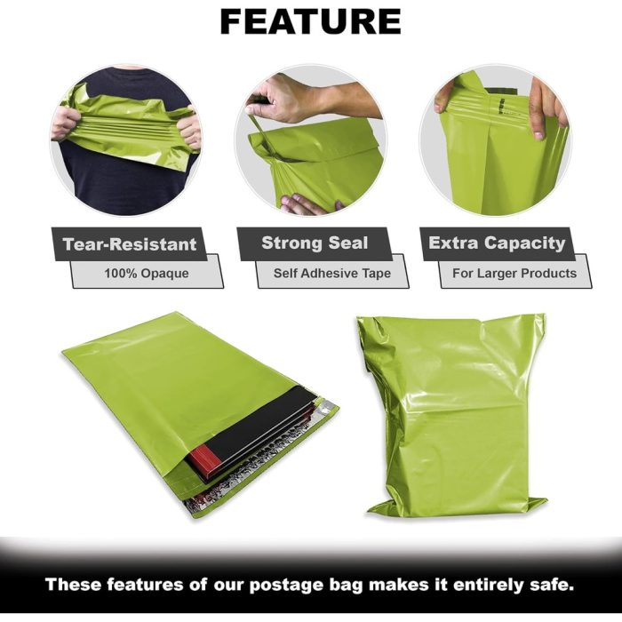 Neon Green Parcel Bags