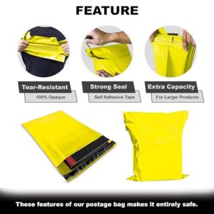 Yellow Postage Bags