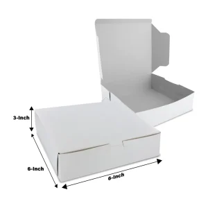 Cake Boxes 6x6x3 Go Packaging Products