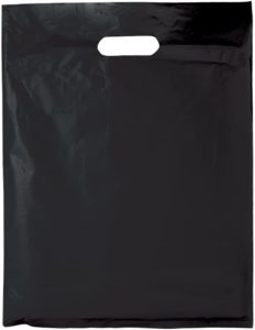 Plastic Carrier Bags Black Go Packaging Products