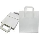 White SOS Paper Bags Flat Go Packaging Products