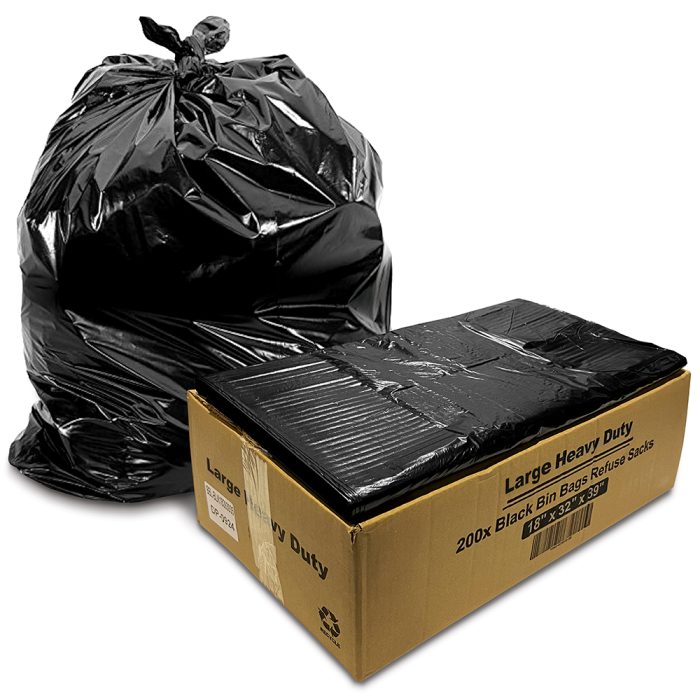 Large Heavy Duty Bin Bags Go Packaging Products Large Heavy Duty Bin Bags Go Packaging Products