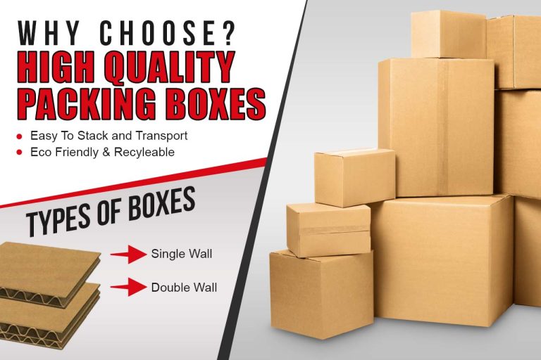 Packing Boxes for Moving – Find the Best Cardboard Boxes for Safe and Secure Relocation