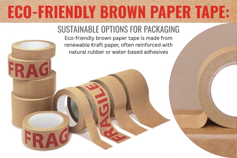 Eco-Friendly Brown Paper Tape: Sustainable Options for Packaging