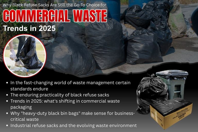 Why Black Refuse Sacks Are Still the Go-To Choice for Commercial Waste: Trends in 2025 2 Why Black Refuse Sacks Are Still the Go-To Choice for Commercial Waste: Trends in 2025