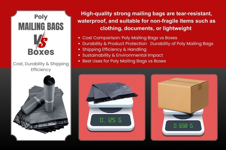 Poly Mailing Bags vs Boxes: Cost, Durability & Shipping Efficiency