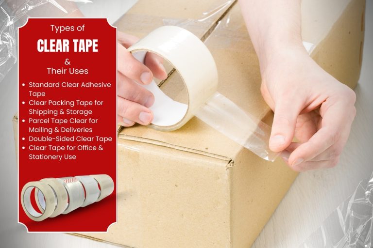 Types of Clear Tape & Their Uses: A Practical Guide for Home and Business