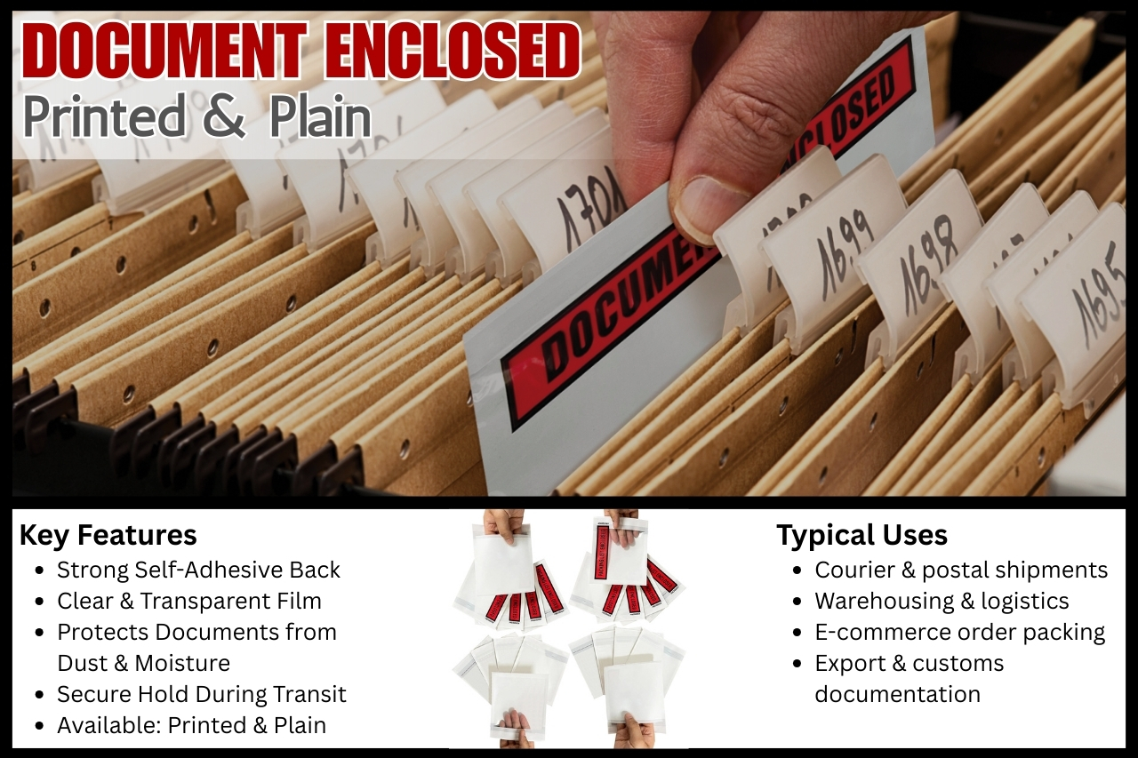 DOCUMENT ENCLOSED WALLETS