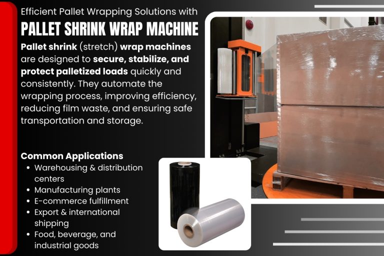 Efficient Pallet Wrapping Solutions with Pallet Shrink Wrap Machines