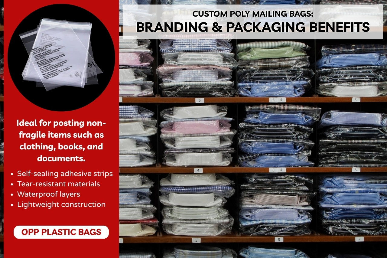 Custom Poly Mailing Bags Branding Packaging Benefits