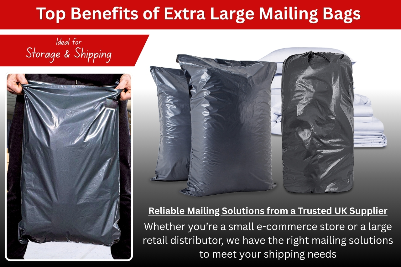 Top Benefits of Using Extra Large Mailing Bags for E commerce Businesses