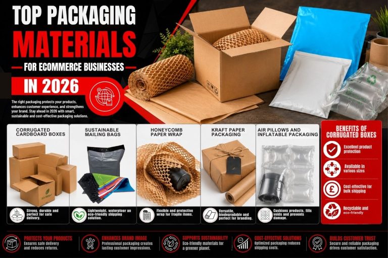 Top Packaging Materials for Ecommerce Businesses in 2026