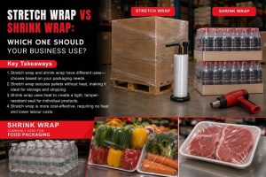 Stretch Wrap vs hrink Wrap Which One Should Your Business Use